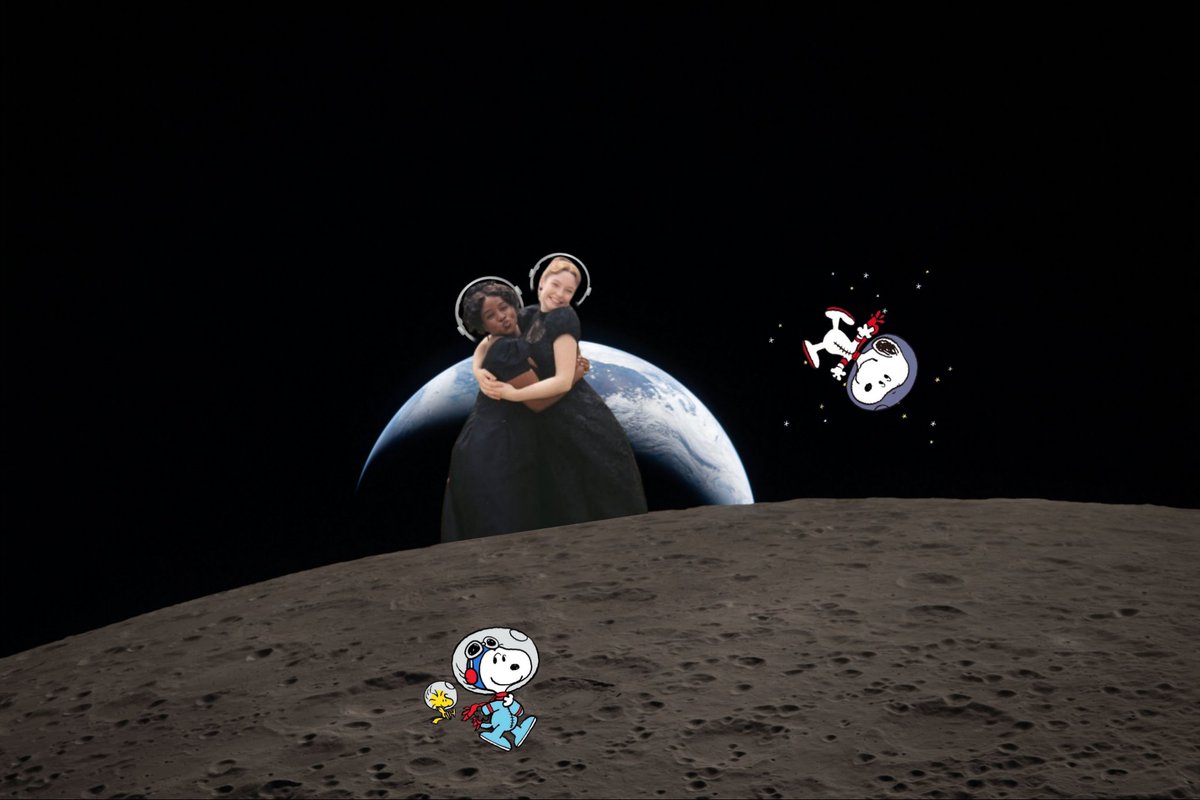 franchaelsnoopy's tweet photo. now lesbians are in space https://t.co/qM2Psssd47