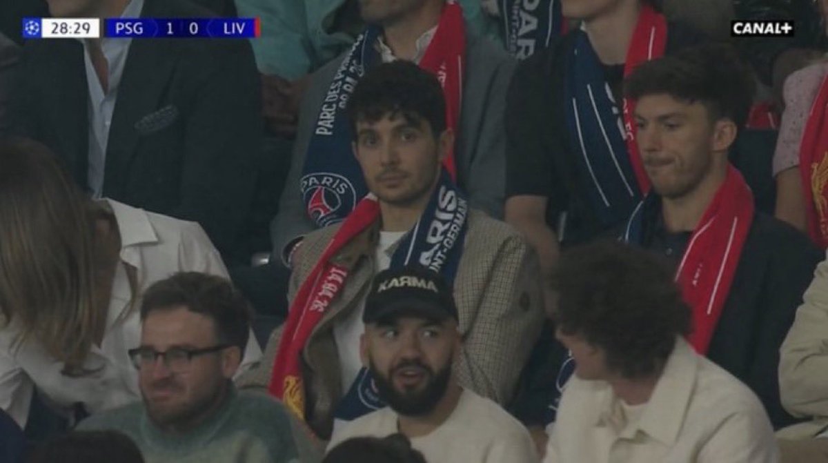 kodwoakyee_f1's tweet image. ⚽ F1 drivers at the Champions League 👀

Esteban Ocon and Pierre Gasly spotted in the stands as Paris Saint-Germain faced Liverpool FC.

Off-track vibes 🇫🇷

#F1 #Ocon #Gasly #UCL #RoadTo2026