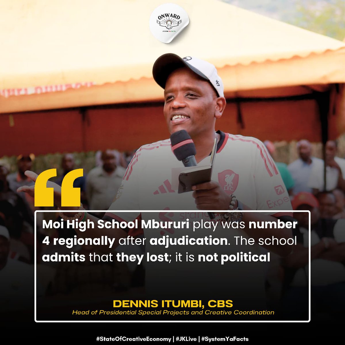 mwalakapkembu's tweet image. Dennis Itumbi criticizes past leadership, stating opportunities to grow the creative economy were squandered through mismanagement and lack of vision.
#StateOfCreativeEconomy #JKLive