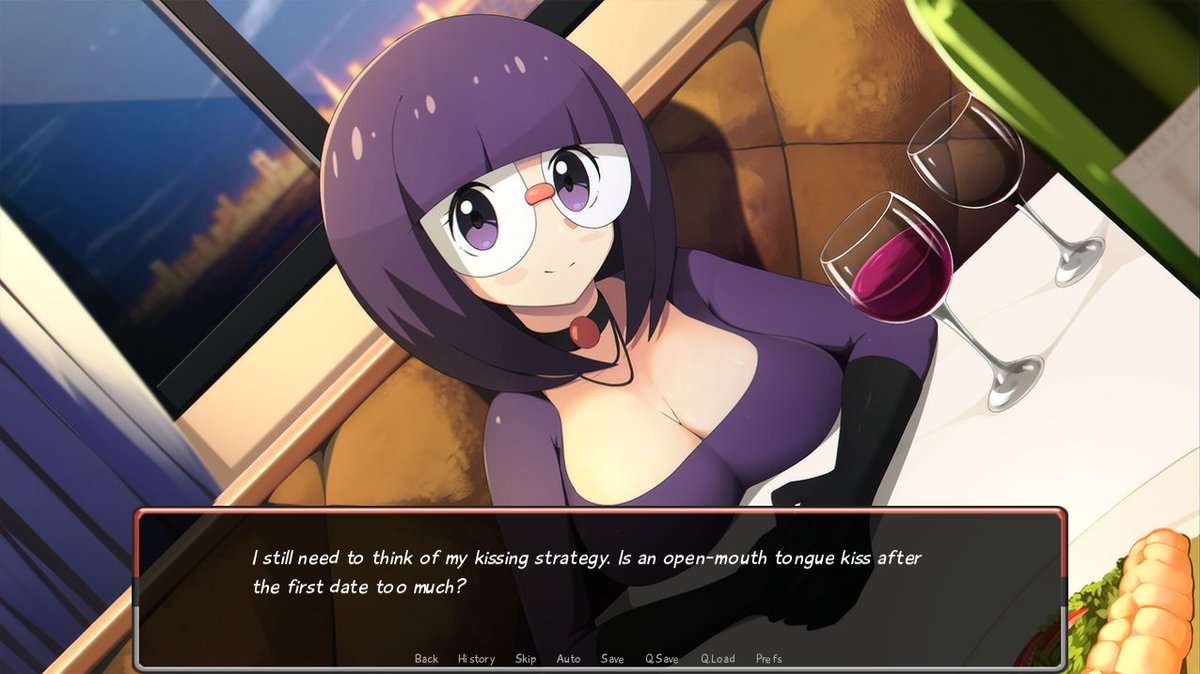 dawn_anon's tweet photo. I don't care if she's the least popular character in there, I love my purple nerd wife. https://t.co/xM2NDAiPhv