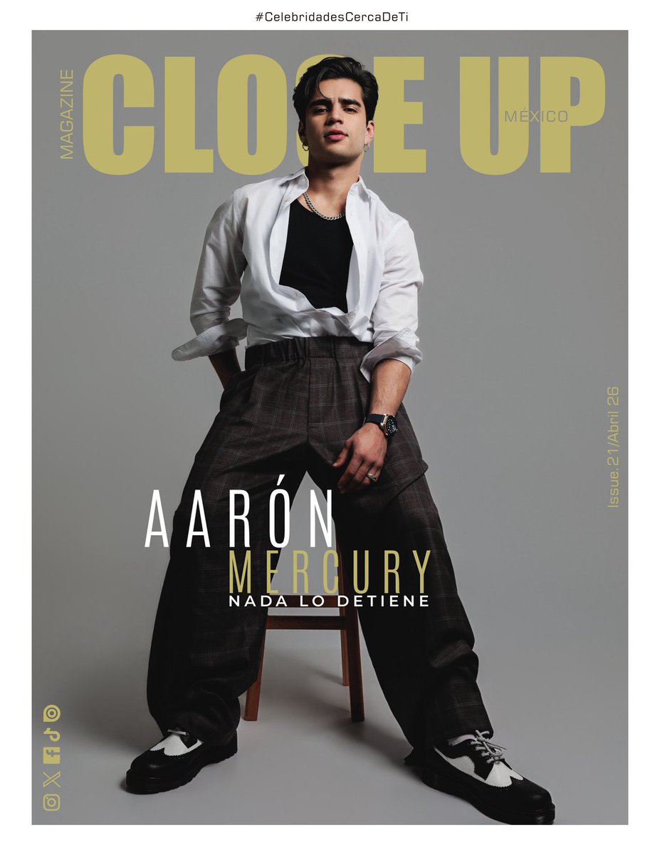 ISSUE.21 📍
MERCURY X CLOSEUPMX
Nada Lo Detiene <a href="/ArnMercurio/">Aaron Mercury</a> 
El Influencer Mexicano se prepara para su pelea este 26 de Abril en la CDMX en el
evento de Supernova.