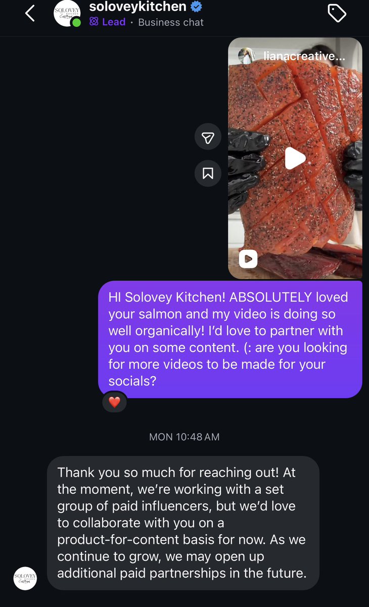 lianacreatives's tweet image. Reached out to a brand because I had a video go organically viral for them and they came back on a gifted basis 🤝

ILL TAKE IT 😛

#ugc #ugccommunity #ugccreator #ugccontent