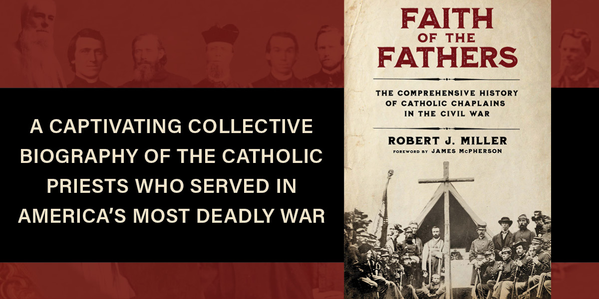 UNDPress's tweet image. Happening tomorrow! The author of FAITH OF THE FATHERS will deliver a talk titled: “From Rome to Appomattox - The History of (Catholic) Civil War Chaplains.” #Chaplaincy #CivilWar #Catholicism

Robert J. Miller’s event in Fitchburg, WI begins at 7:00 PM. madisonhistoryroundtable.com/calendar-events
