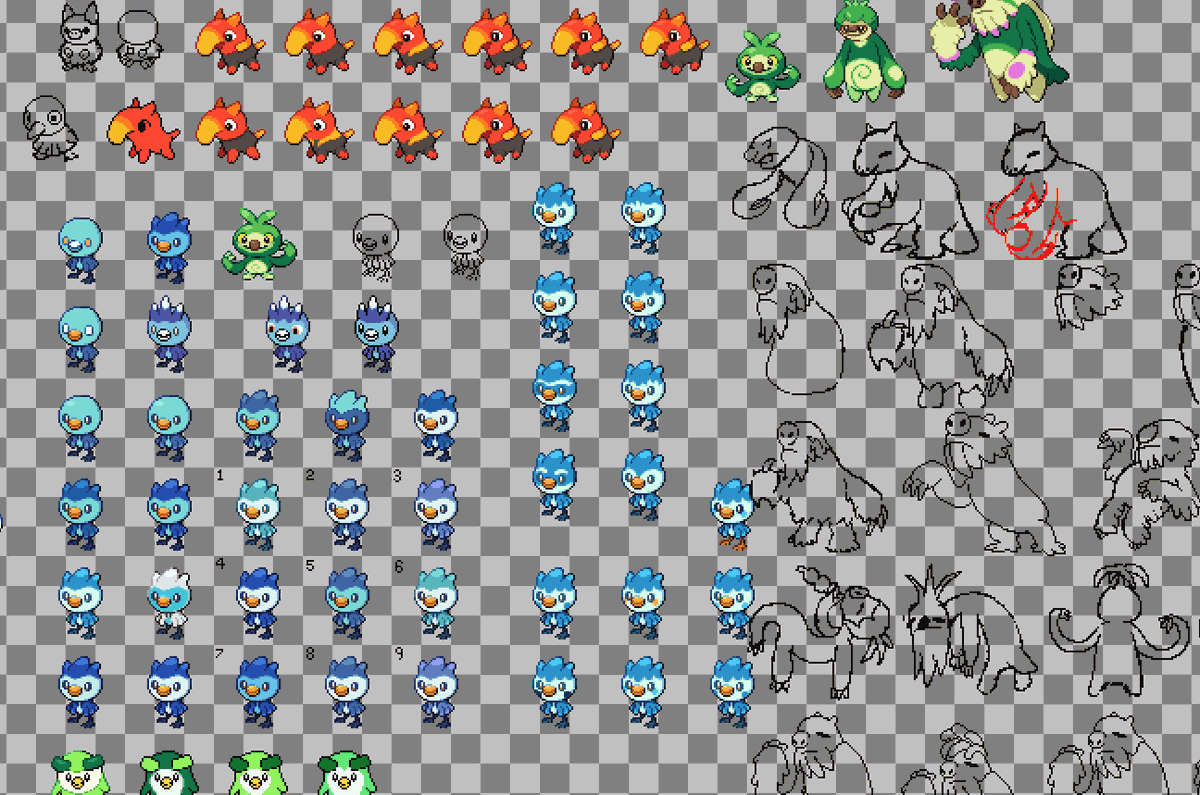 AdrAgonGG3's tweet photo. From this point forward, all the designs have been drawn beforehand. This is how I made the first designs 😅: https://t.co/6RPF37ohGH