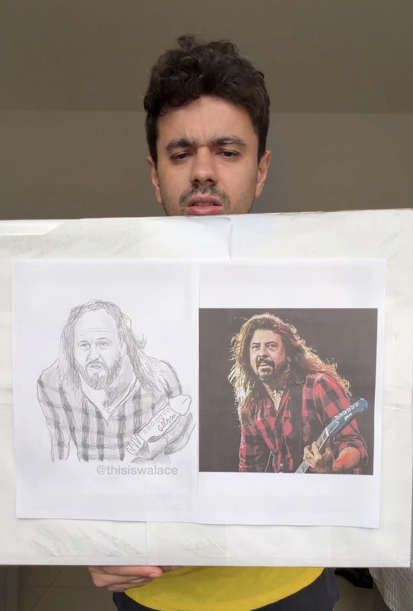 thisiswalace's tweet image. Dave Grohl - foo fighters ✍️🤘

#davegrohl #foofighters #rock #drawing #fyp