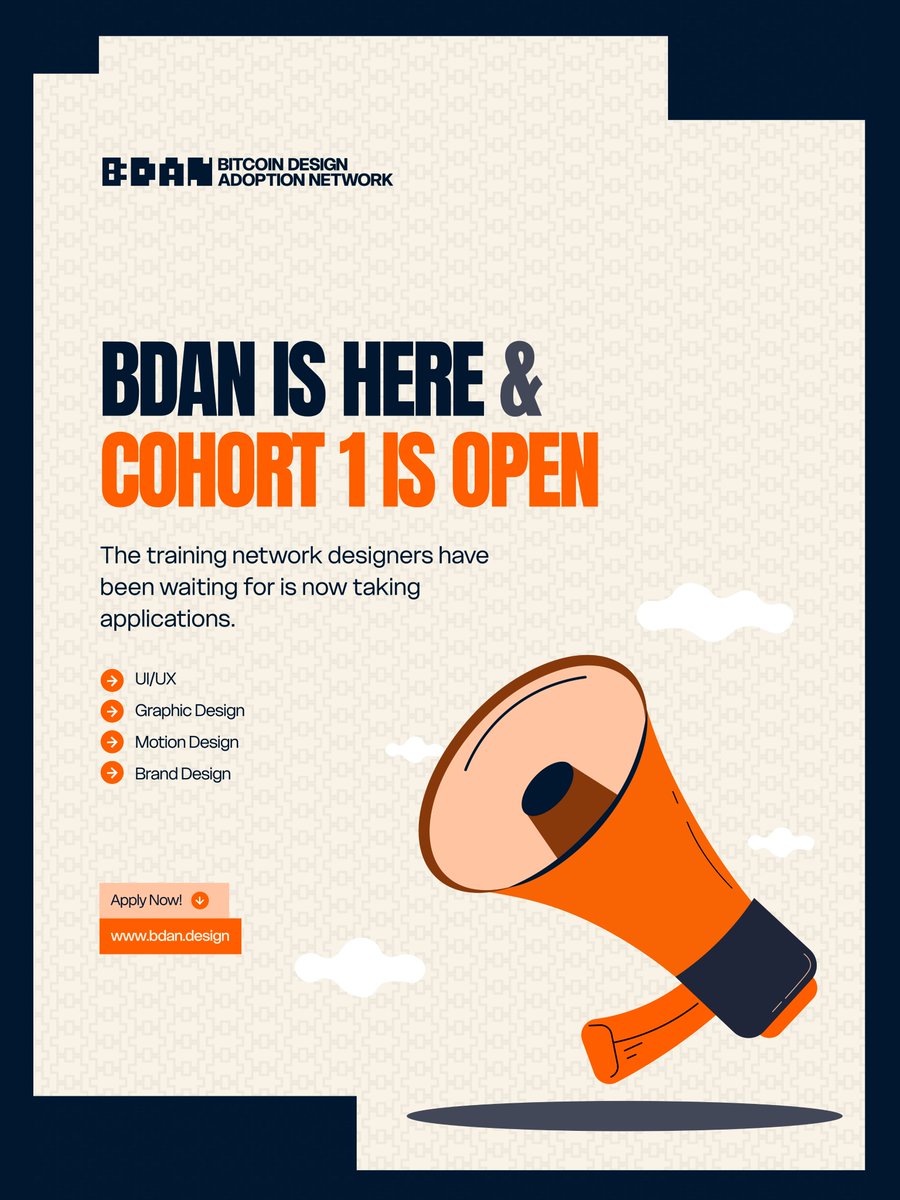 Bitcoin Design Adoption Network tweet media