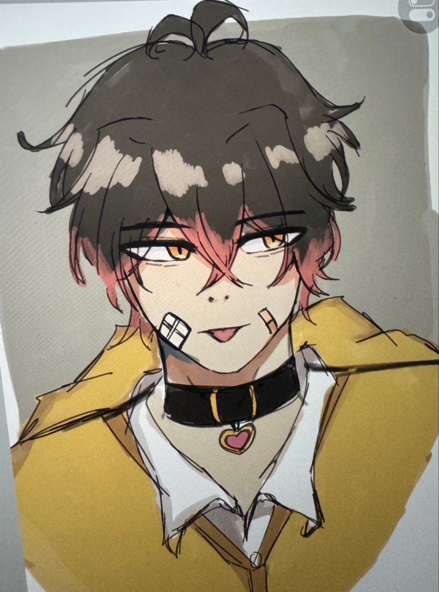 kairiries's tweet image. male pc doodle bc i finally remembered my artstyle ^_^ #dolpc