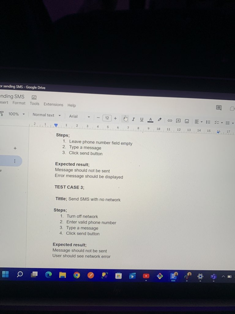 thisisoyinda's tweet image. Wrote some little test cases😌
Not perfect yet, but we are getting there right?

#Qualityassurance #softwaretesting #careergrowth #LearningInPublic