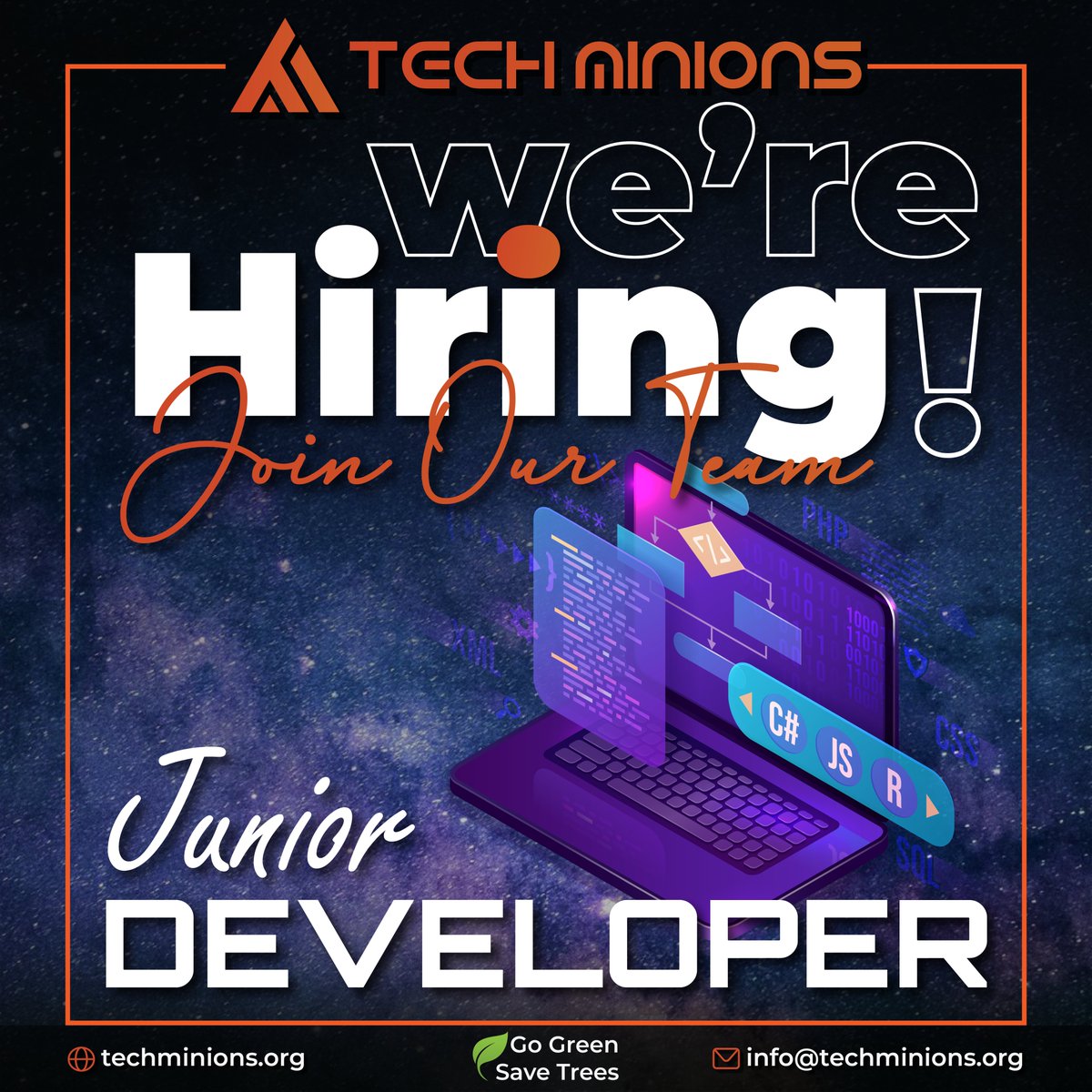 Tech_Minions's tweet photo. 🚀 We’re Hiring: Junior Developer

Tech Minions is looking for a passionate and dedicated Junior Developer to join our team.

🔹 Requirements:
* Minimum 1 year of hands-on experience
* Strong knowledge of Laravel and PHP

👉 Apply now through this link:
https://t.co/usIHFENoTD https://t.co/QtGFiktgRK