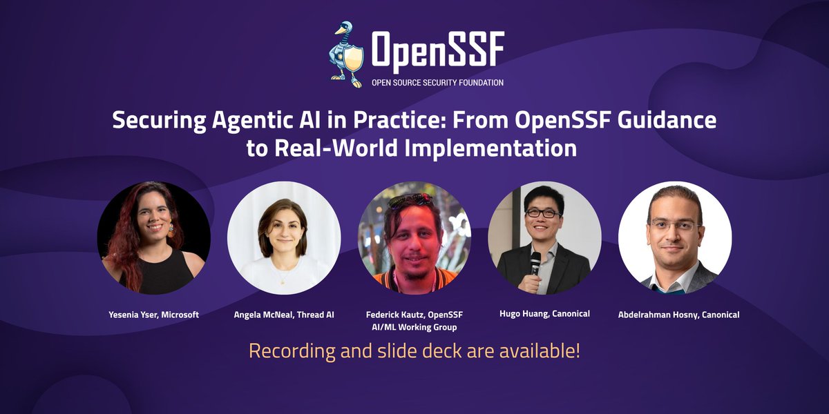 OpenSSF tweet media