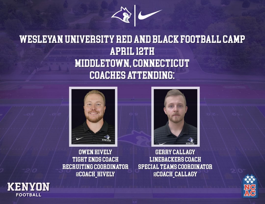 Kenyon Football tweet media