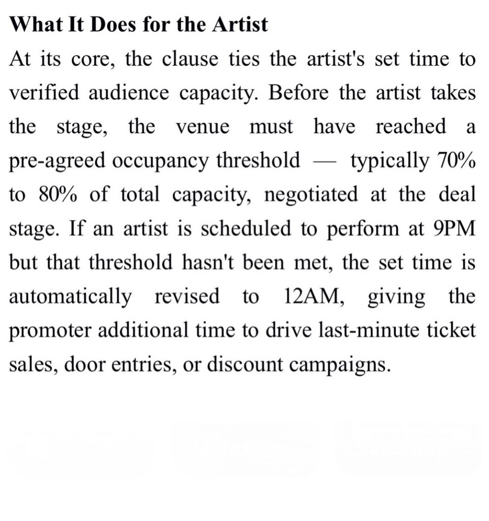 Iamsynord's tweet photo. One of the most powerful provisions you can have in a performance agreement isn't about your fee. It's about controlling how your show looks to the crowd in the room and to the world watching online.

Your brand lives beyond the night. Protect it accordingly.

#EntertainmentLaw #ArtistProtection #MusicBusiness #LiveEvents #AfricaMusic #EmptySeatsClause #KnowYourRights