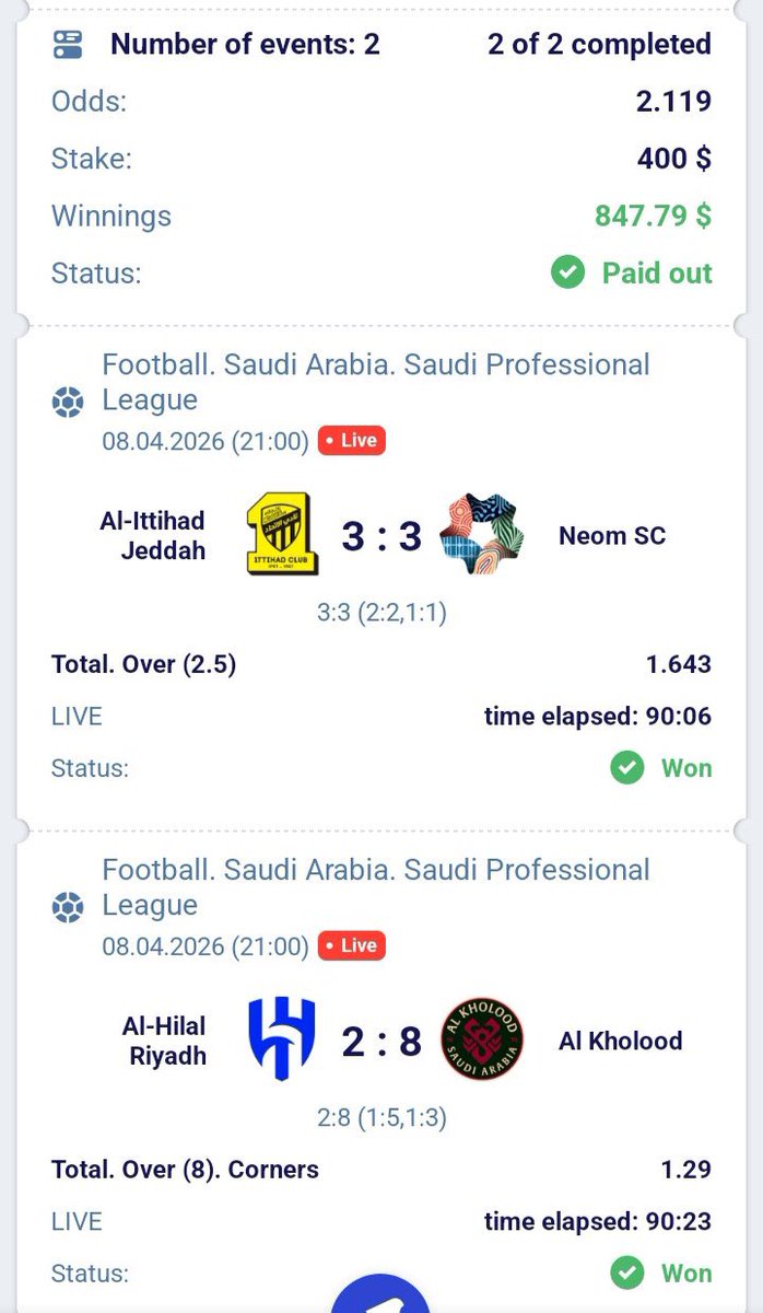 Aiprotips1's tweet photo. 4/4 clean sweep today ✅🔥
$2000 profit locked in 💰

✅Draw bet won
✅Correct score won
✅HT/FT won
✅Daily 2 odds won

Consistency is the real flex 💯📈
More wins, more discipline. Let’s keep it rolling 🚀

Retweet and drop your payment details Asap……… 100 retweets and we giveaway $20 to one lucky winner 🥇 🤞👊