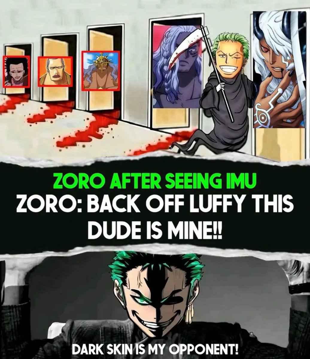 nikaboy___'s tweet photo. #ONEPIECE1180 

Zoro never beating those allegations 😭 https://t.co/XdyLk2rTfE