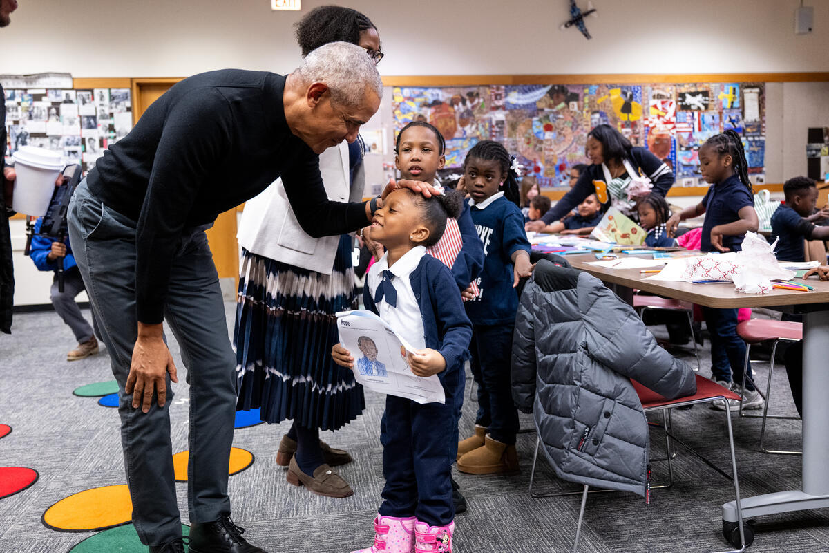 The Obama Foundation tweet media