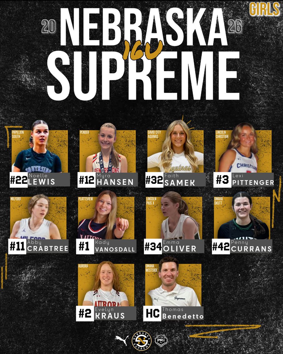 Nebraska Supreme Girls tweet media