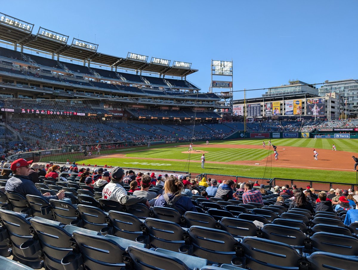 SteveClarkeVA's tweet photo. Beautiful day for a game @Nationals https://t.co/O88NWRW0D3