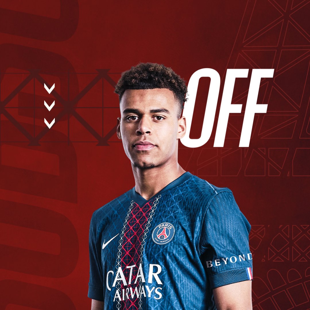 PSG_inside's tweet image. ⏱️ 76' I Désiré Doué cède sa place à Lee Kang-In. 🔁

#PSGLIV 2-0 I #UCL