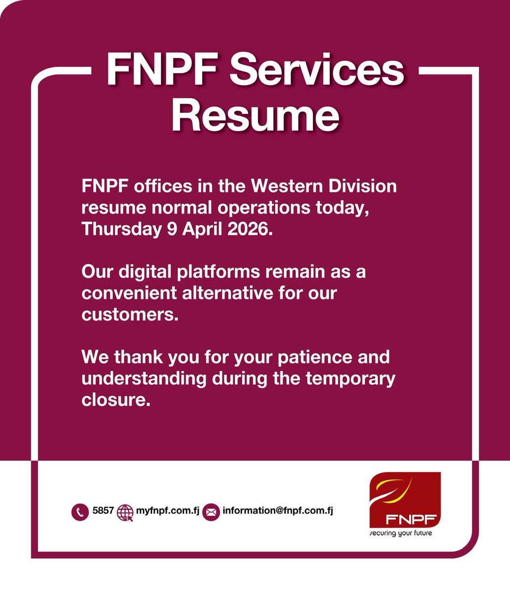 Fiji National Provident Fund tweet media