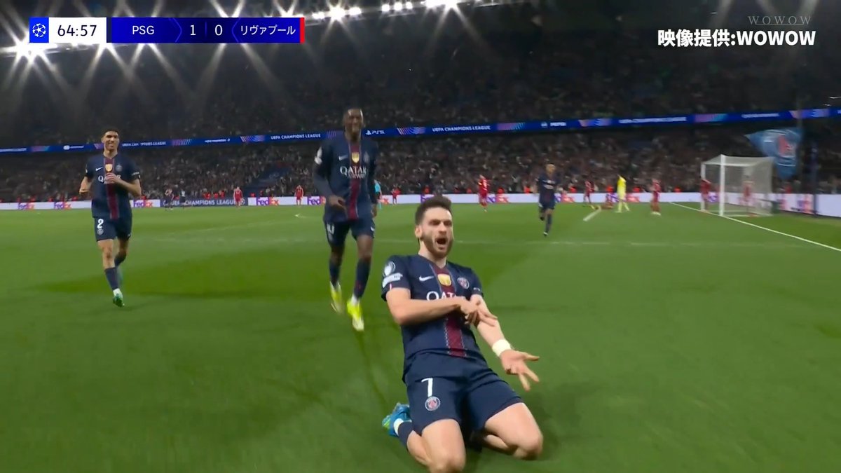速報]クヴァラツヘリア 圧巻の追加点！ 🏆UEFAチャンピオンズリーグ