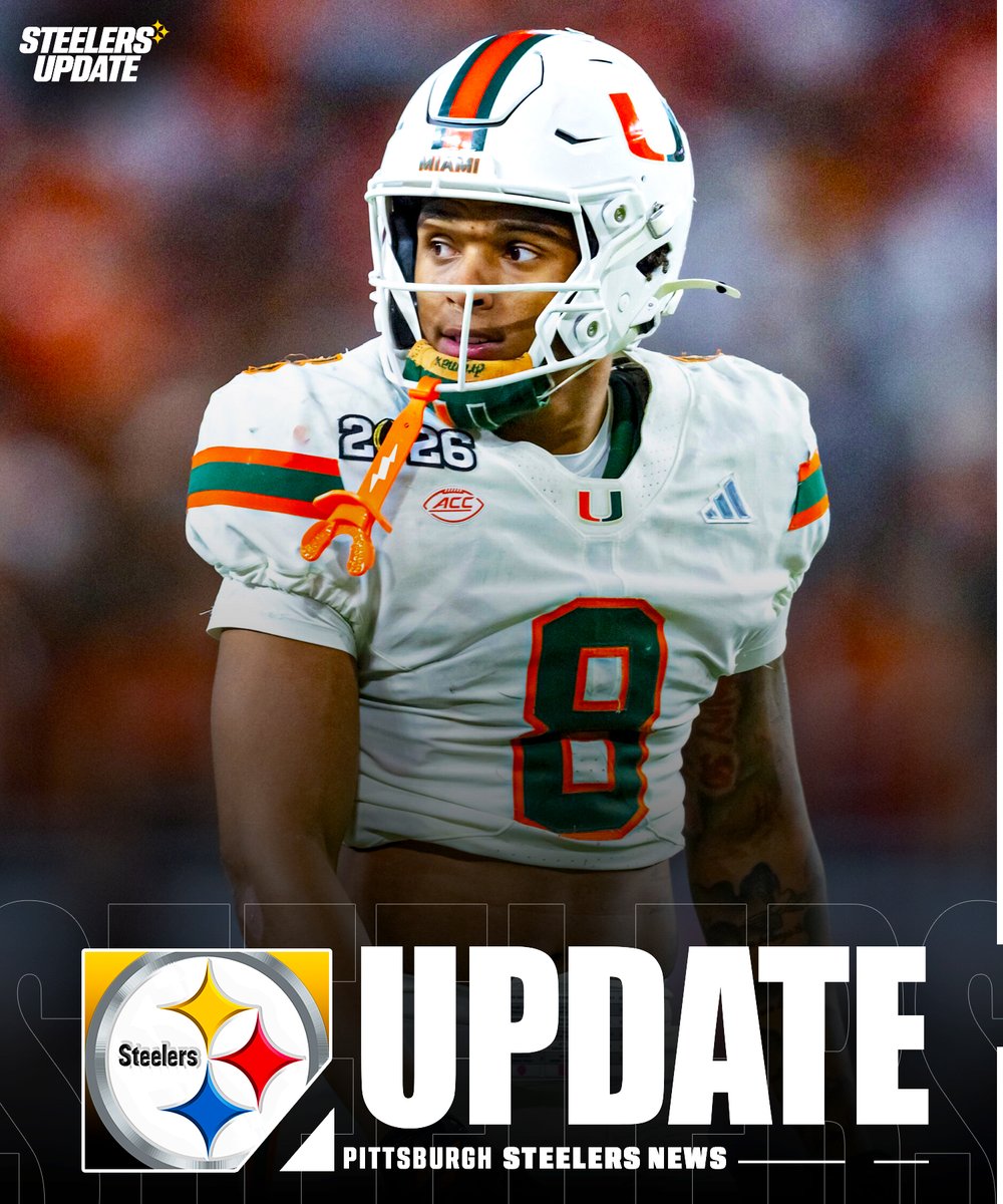 SteelersUpdate1's tweet image. The Pittsburgh #Steelers hosted #Miami S Jakobe Thomas for a Top 30 pre-draft visit on Wednesday.

Thomas, 22, measured 6-foot-1, 211 pounds at the #NFL Combine and is viewed as a fifth or sixth-round prospect.

In 16 games last season, he accumulated 76 total tackles, 4 for a