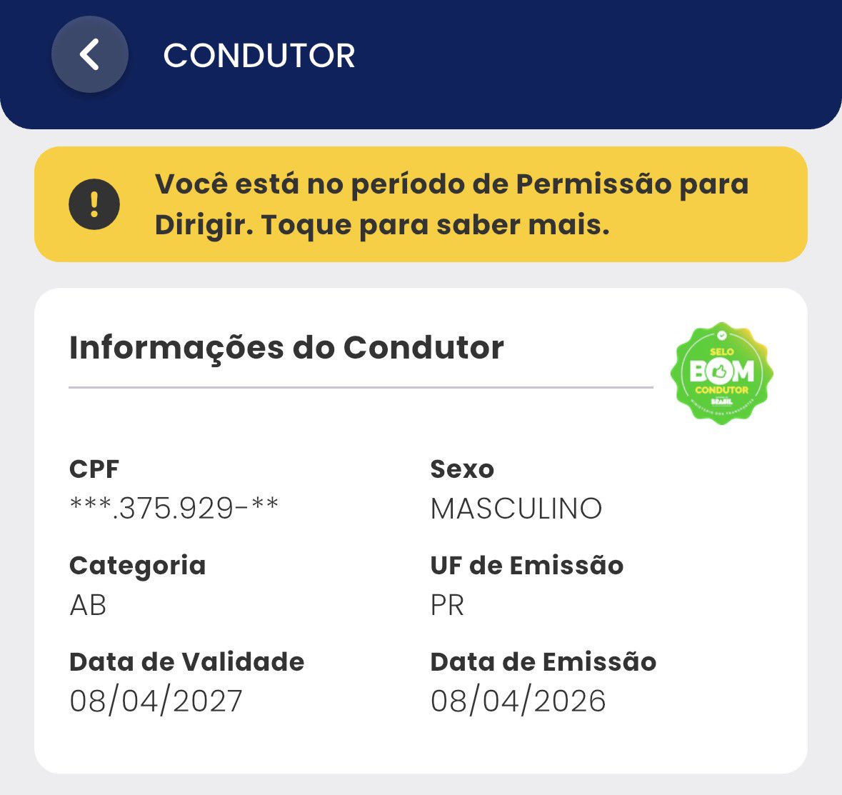 Depois de 5 anos andando com a cnh cassada finalmente semo habilitado novamente amém