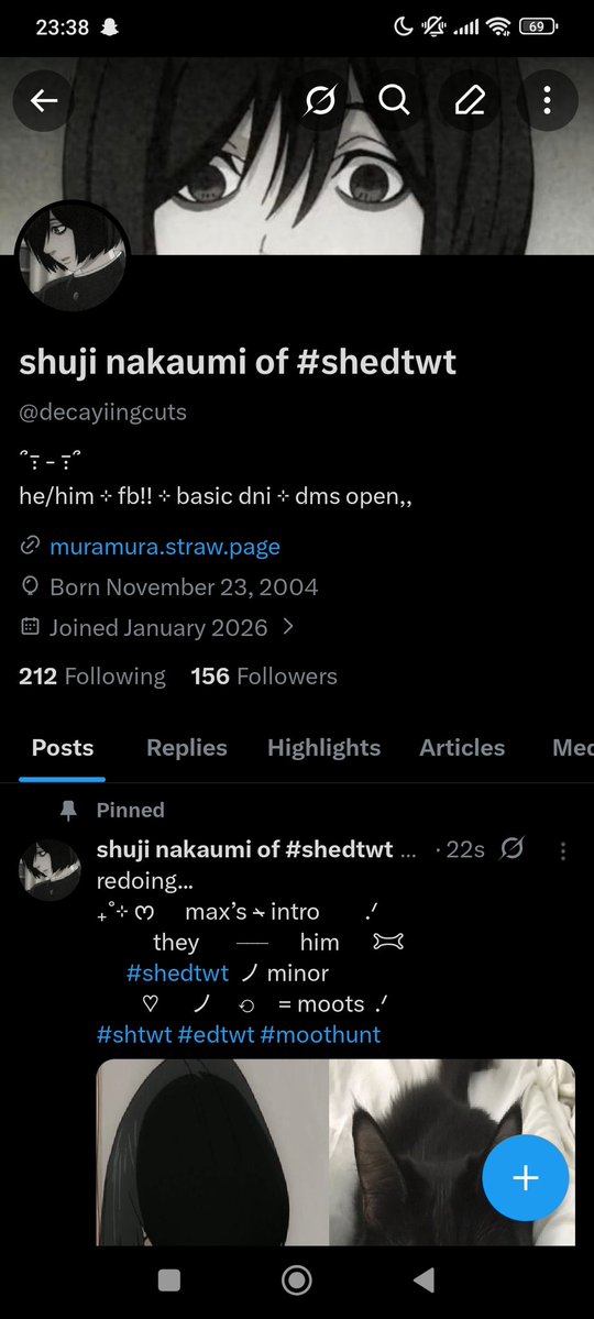 shuji nakaumi of #shedtwt tweet media