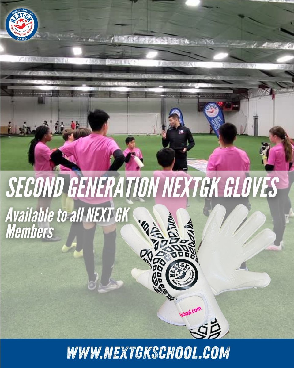 NextGKschool's tweet image. Our Second Generation NextGK School gloves are here! Available to all NextGK members!

Click the link in the bio to register for upcoming events, programs, and to check out our membership to challenge your skills further⚽️

#gkgloves #goalkeepers #goalie #soccer #NextGK