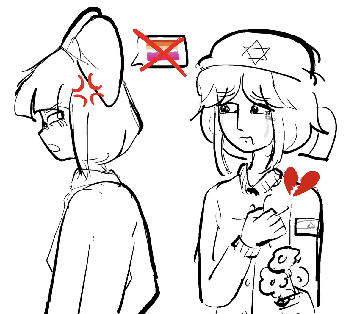 nyankewl's tweet photo. how it'd canonically go #ongezellig https://t.co/E6rMbRqBEL