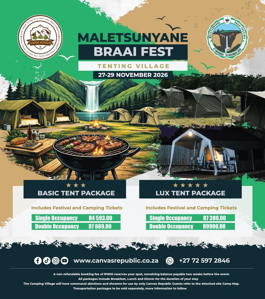 Maletsunyane Braai Festival tweet media