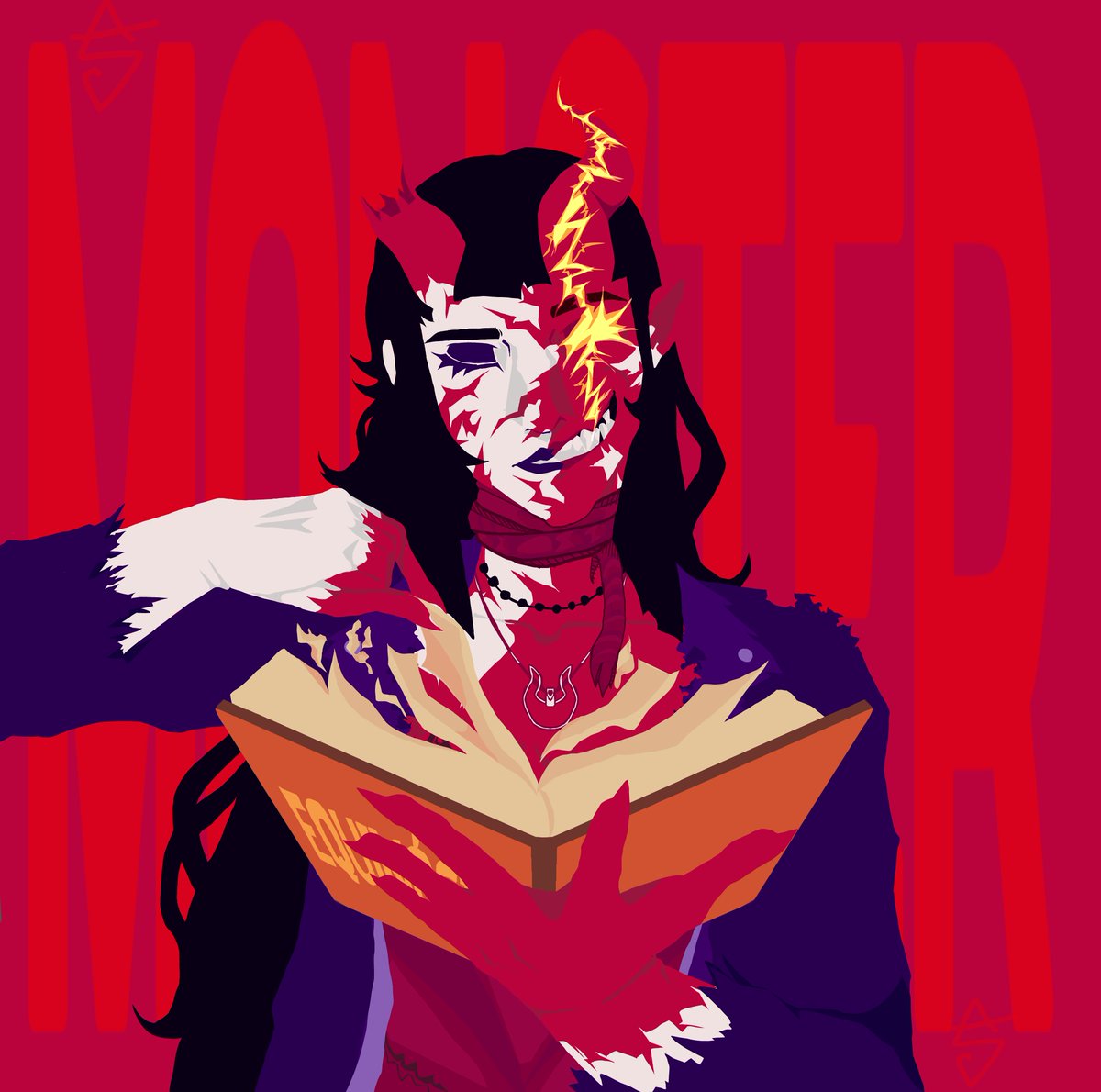 "No halo
Baby, I'm the reason why hell's so hot
Inferno
Baby, I'm the reason why bad's so fun, hell's so hot
Oh, so"

Minha interpretação da Nina versão demônio 

#xdaquestaorpg #rpg #fanartㅤㅤㅤㅤ #pixelart