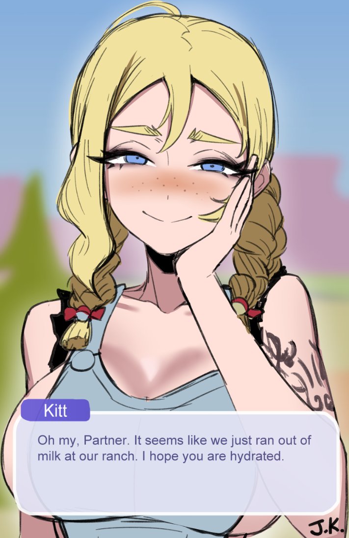 she definitely wants to milk me