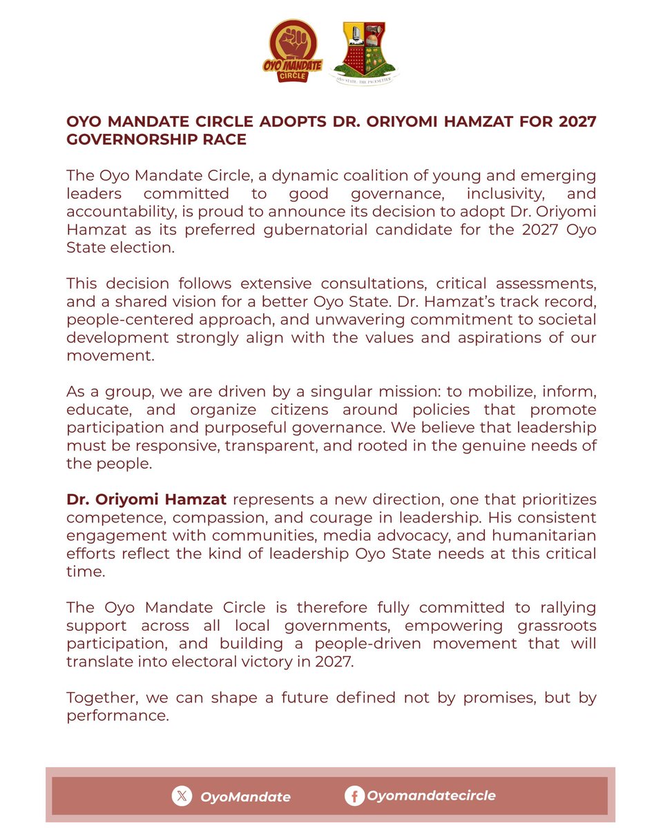 Oyo Mandate Circle tweet media