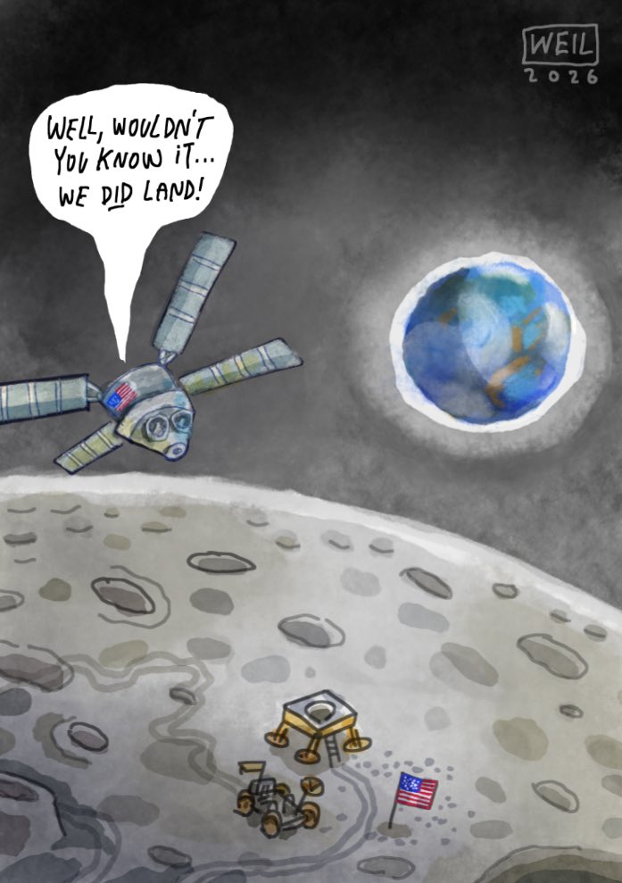 CONSPIRACY THEORISTS - #Artemis2 #Apollo #Moon #USA #WEIL