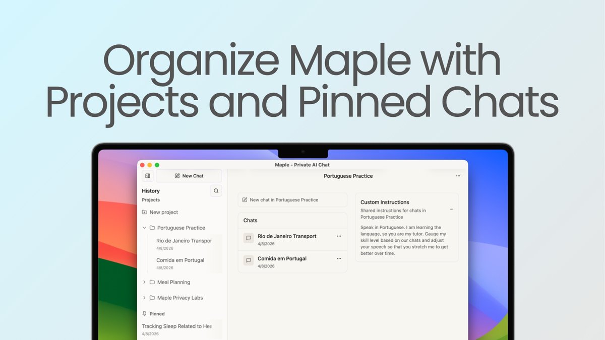 Maple tweet media