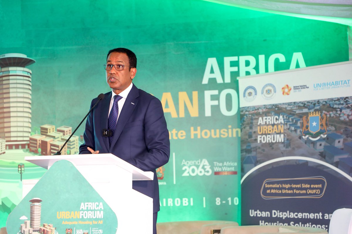 NCRDS_SOMALIA's tweet photo. 1/2 @NCRDS_SOMALIA with @Mpwr_Somalia hosted a high-level side event at the #AfricaUrbanForum (@2ndauf) Opened by H.E. Jabril Abdulle @Ijabril, Somalia’s Ambassador to Kenya.

Discussions focused on advancing durable solutions to urban displacement and housing. https://t.co/e2swXp65Mn