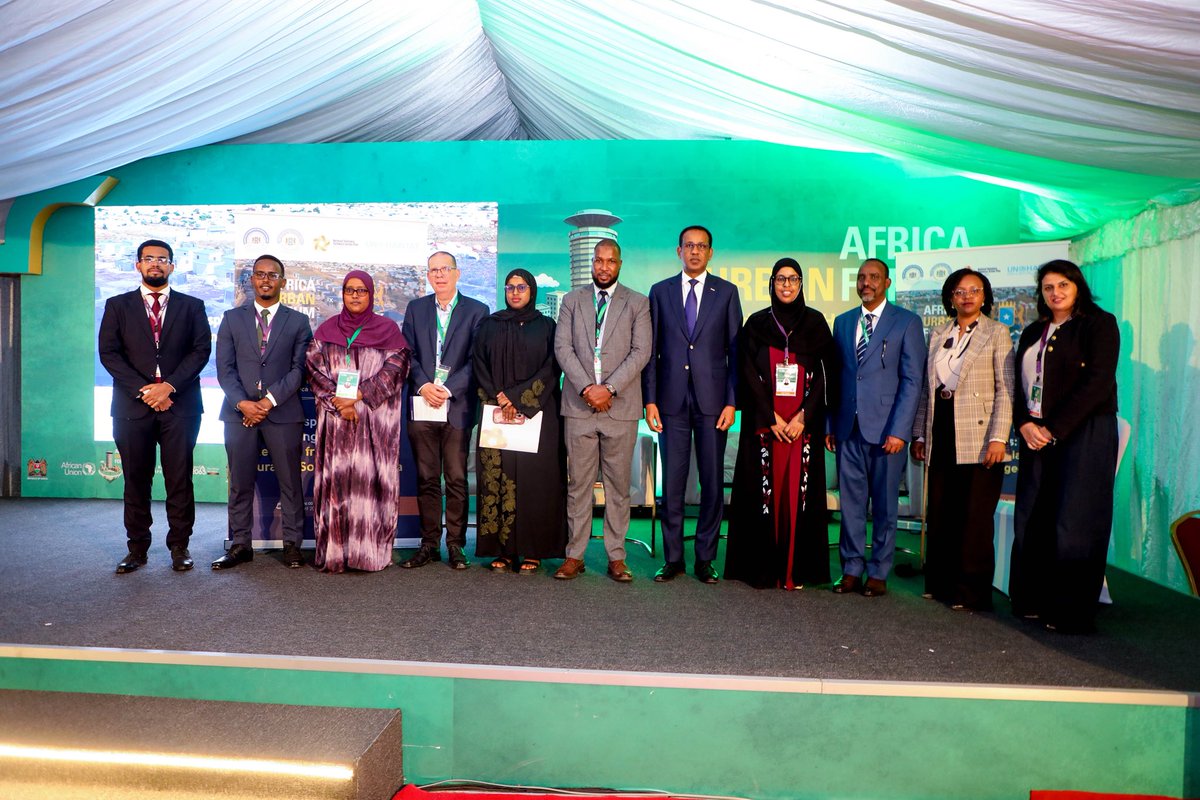 NCRDS_SOMALIA's tweet photo. 1/2 @NCRDS_SOMALIA with @Mpwr_Somalia hosted a high-level side event at the #AfricaUrbanForum (@2ndauf) Opened by H.E. Jabril Abdulle @Ijabril, Somalia’s Ambassador to Kenya.

Discussions focused on advancing durable solutions to urban displacement and housing. https://t.co/e2swXp65Mn