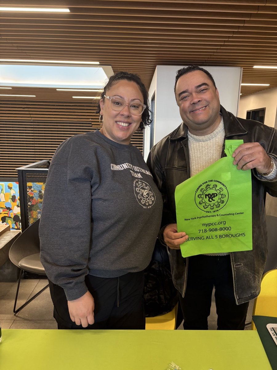 Selina attended a community resource fair hosted by Assemblyman Erik Dilan at the Cypress Hills Community Center, connecting with community members and sharing information on accessing our mental health services.

#CommunityOutreach #MentalHealthAwareness #StrongerCommunities