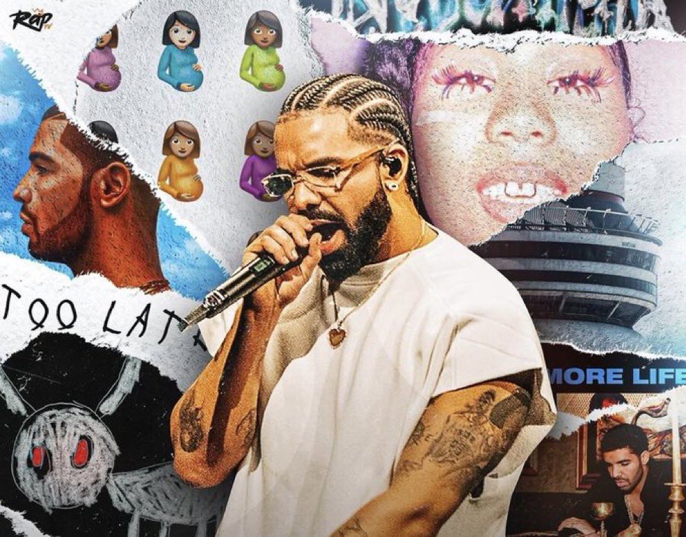 This week, Drake again had the most chart spots among ALL artists on the Billboard 200 this week (9) narrowly leading Taylor Swift (8) 🏆 

#25 (-2) - Take Care
#39 (-5) - Views
#53 (-13) - Some Sexy Songs 4 U
#61 (-11) - Certified Lover Boy
#78 (-16) - Scorpion
#91 (-18) - Thank