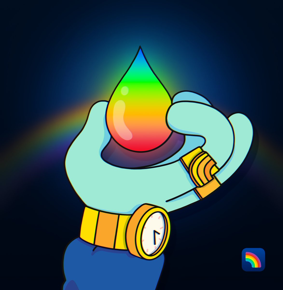 Rainbow tweet media