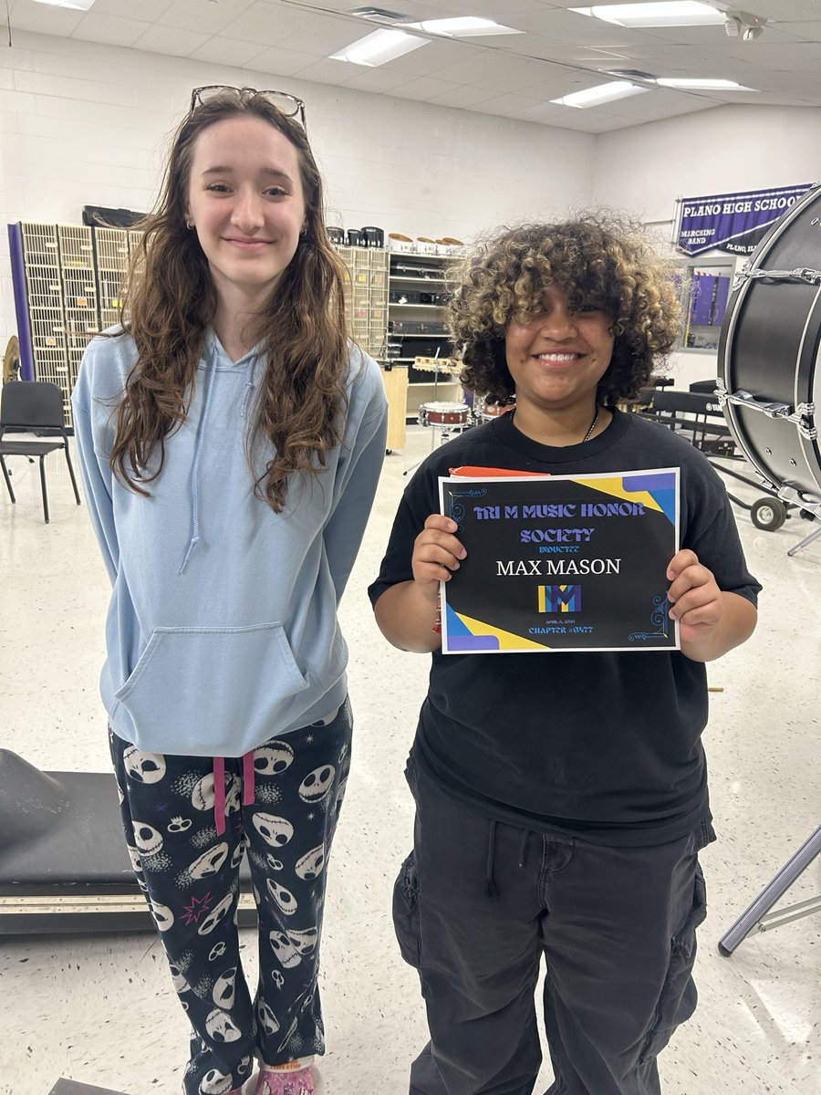 PHSReaperBand's tweet photo. Congrats to our new Tri M Music Honor Society inductees!!!!!!!!!!! https://t.co/SAV0i8lhVk