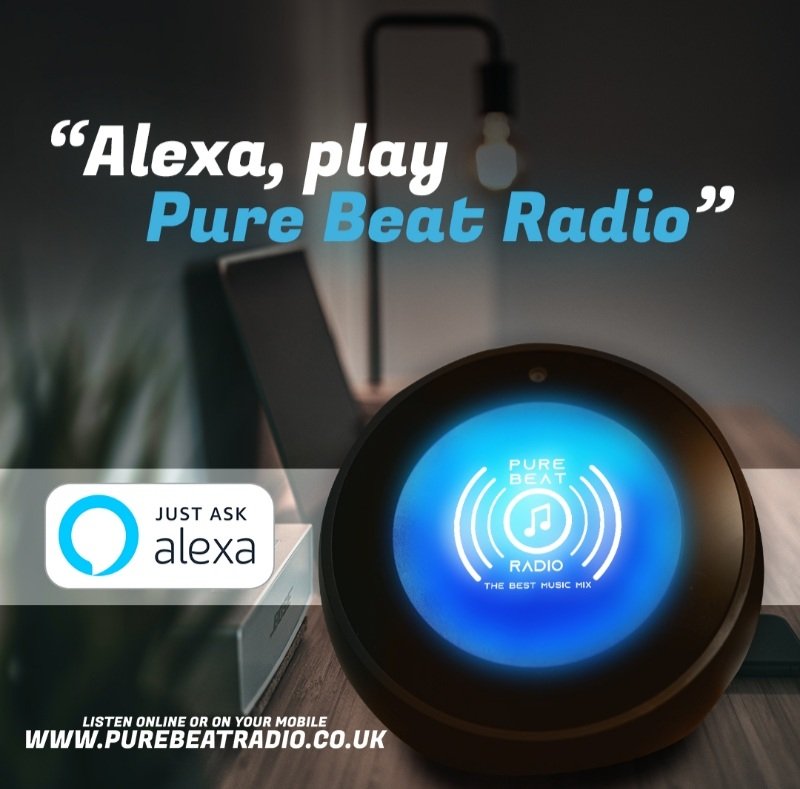 PureBeatRadio's tweet image. Pure Beat Radio can be heard on Amazon Alexa Devices

To tune in....

Firstly say..."Alexa...Enable Pure Beat Radio"

Then once enabled, just say.....

"Alexa...Play Pure Beat Radio"

🌝GO TRY IT🌝

#Alexa #Amazon #ListenNow #Aberdeen #AmazonAlexa #NewMusic #SmartSpeaker