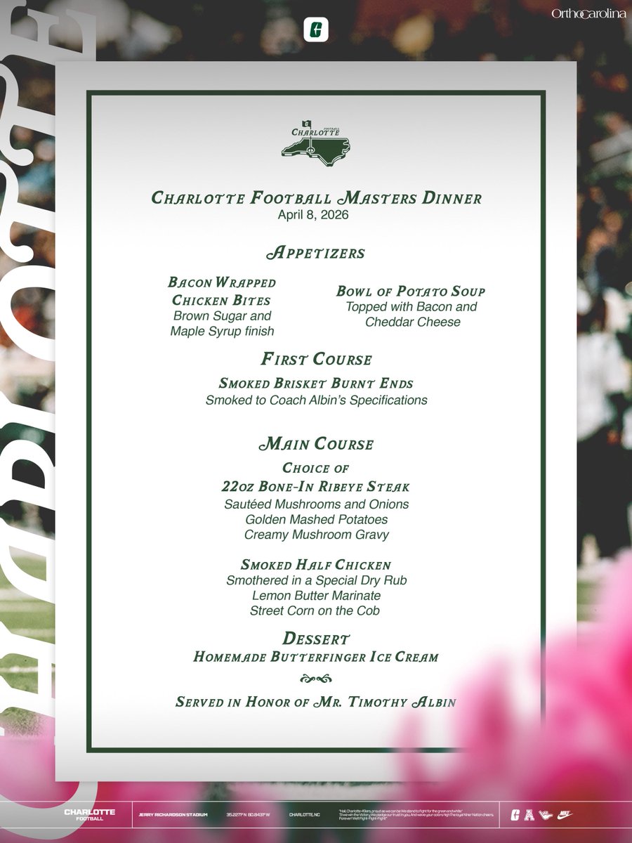 Charlotte Football tweet media
