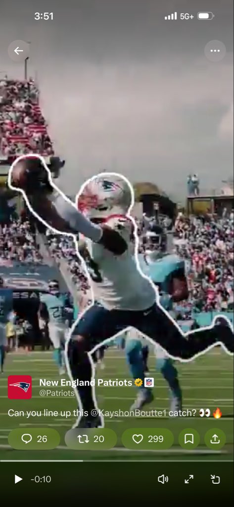 Lildon30's tweet photo. @Patriots @KayshonBoutte1 https://t.co/OYWev8fwIJ