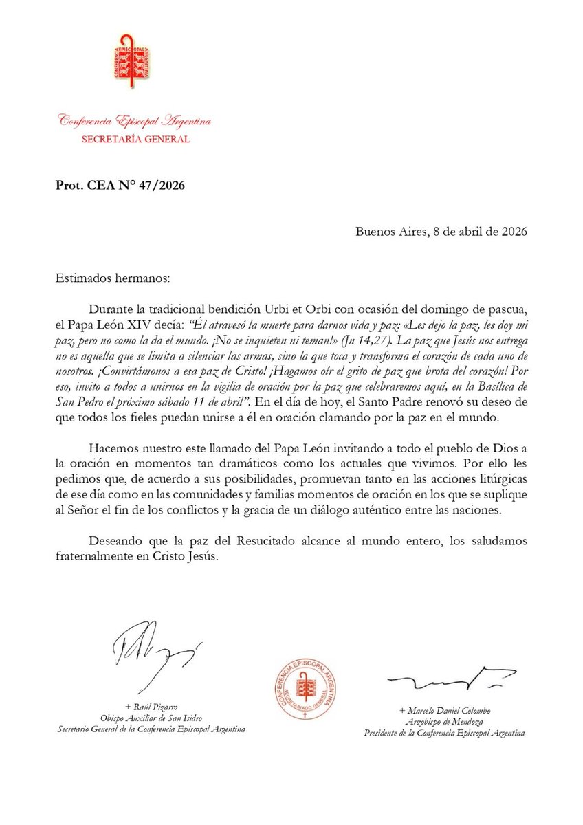 Oscar Ojea tweet media