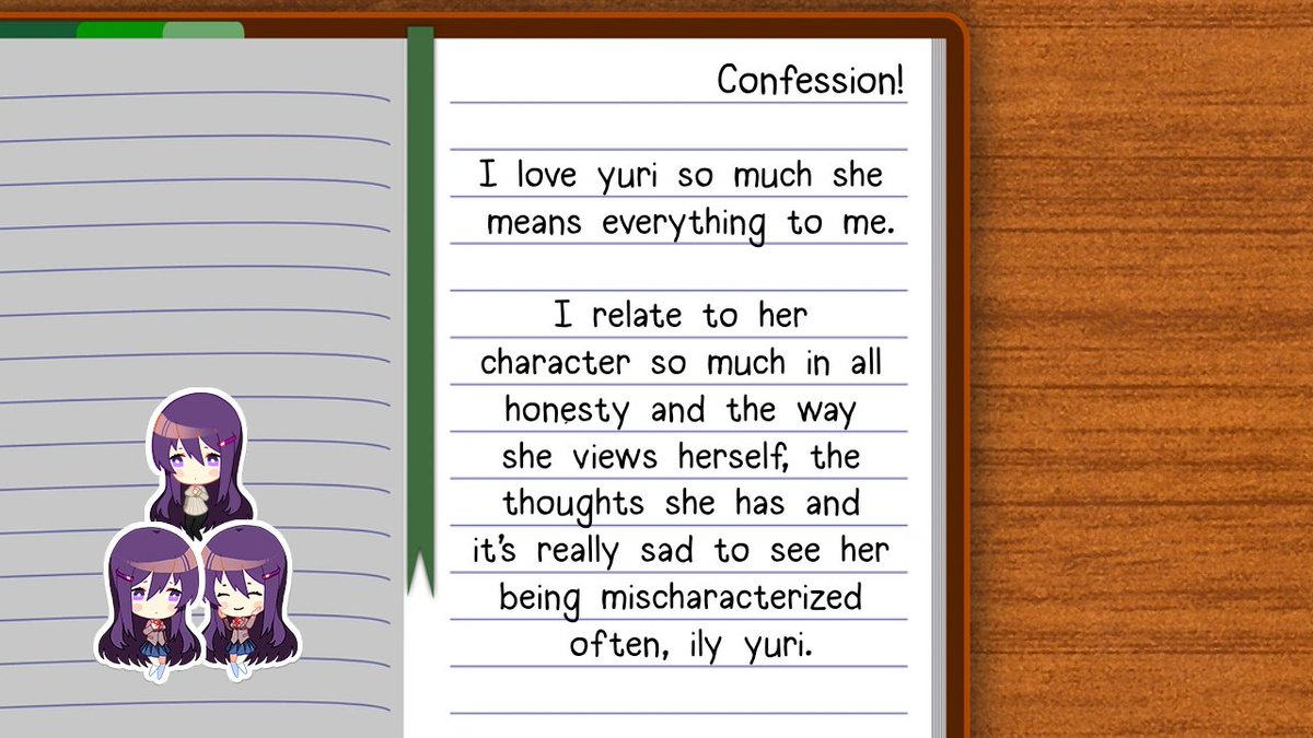Doki Doki Literature Club Confessions tweet media