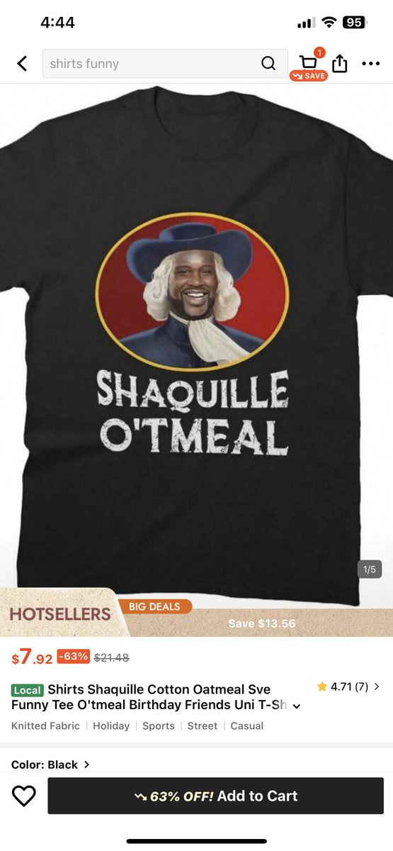 KayyTheJewel's tweet photo. You’ve heard of Michael Tyson but have you heard of Shaquille O’Tmeal??😭 https://t.co/XTthXqfz2x