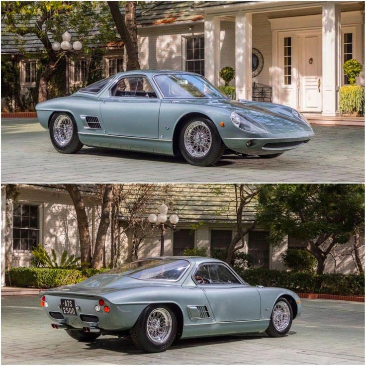 Retromania4ever's tweet image. ✅⬜🟥 1964 ATS 2500 GTS, a #classic #Italian sports car designed by Franco Scaglione and engineered by former #Ferrari employees, powered by a 2.5-liter V-8 engine.