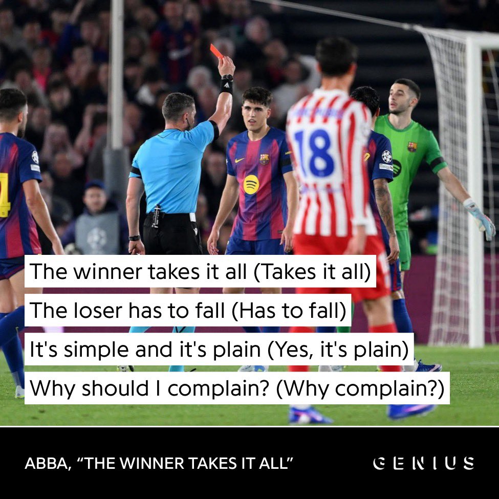 الاغنية اللي بتشتغل ف دماغي تلقائي بعد كل خسارة لبرشلونة