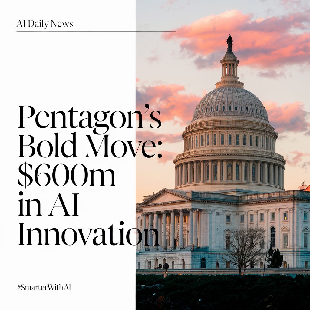 kristofcreative's tweet image. #AINews 🌍 Pentagon's $600 Million Investment in AI Signals Rapid Adoption of Agentic Technologies

The recent $600 million awarded by the U.S. Department of Defense to Anthropic, Google, and xAI for agentic AI workflows underscores a pivotal shift in how enterprises approach